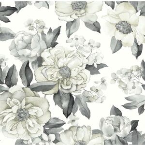 RoomMates Peel and Stick Wallpaper Watercolor Floral Bouquet RMK12030WP NEW